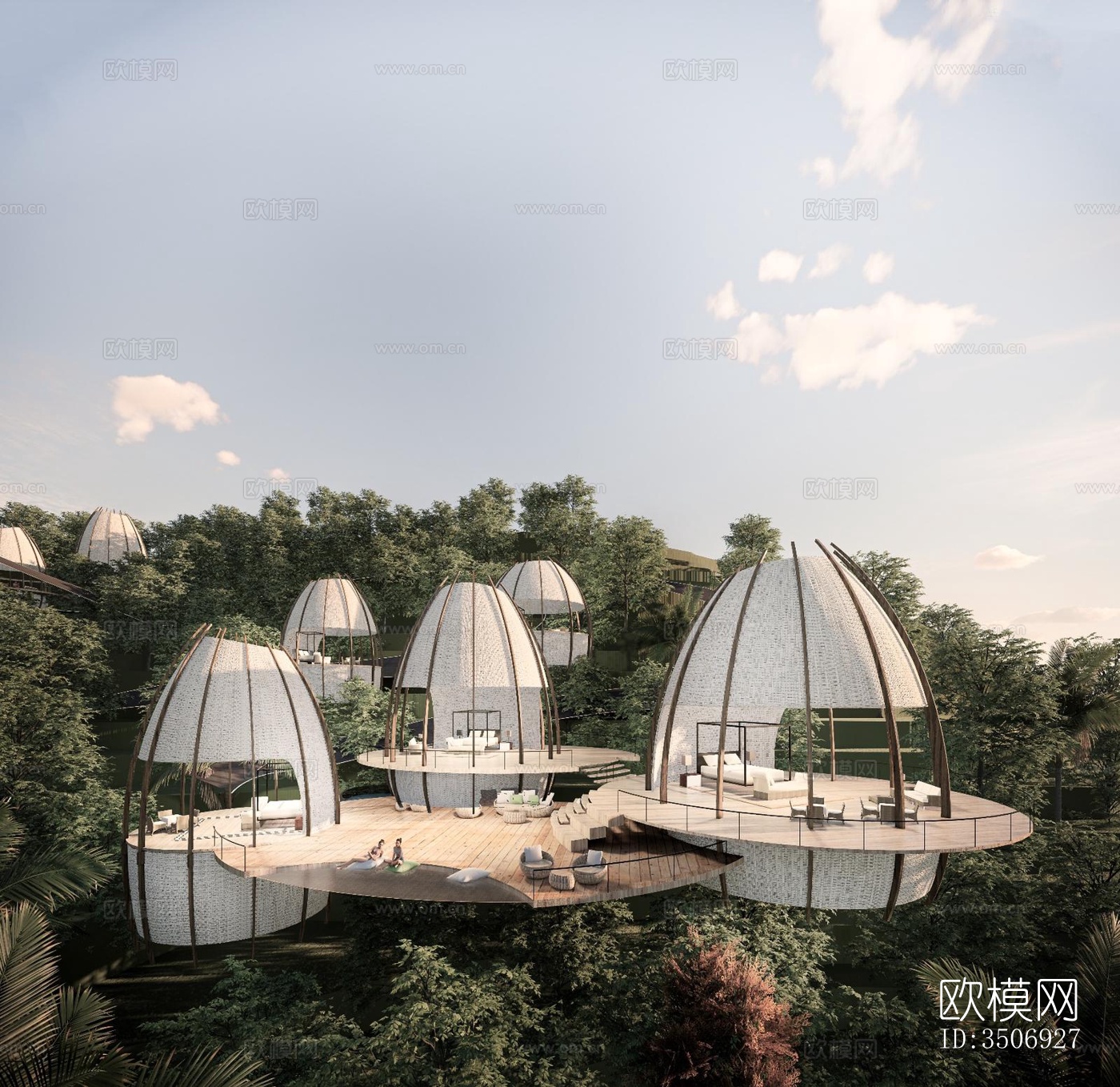 现代售楼处效果图下载（渲染图3）