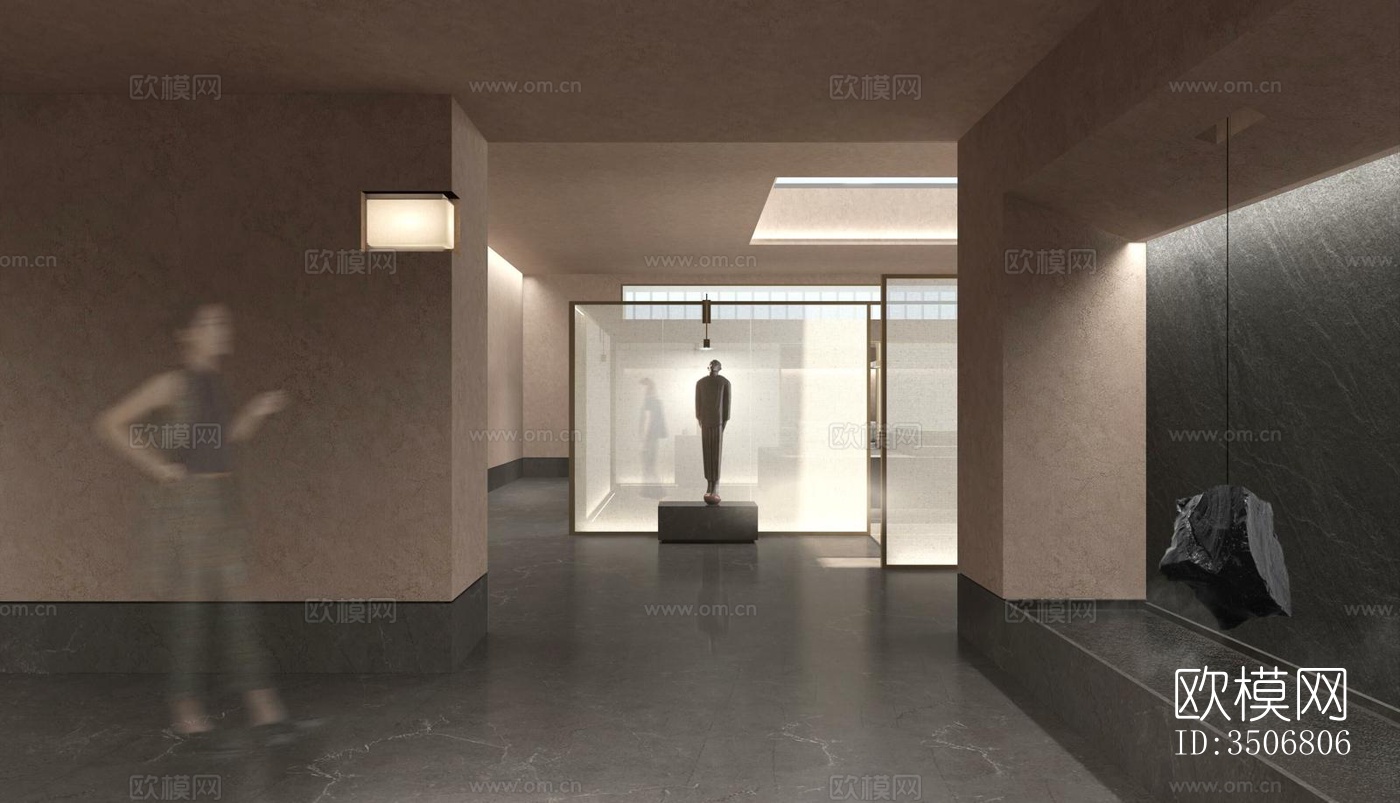 现代售楼处效果图下载（渲染图11）