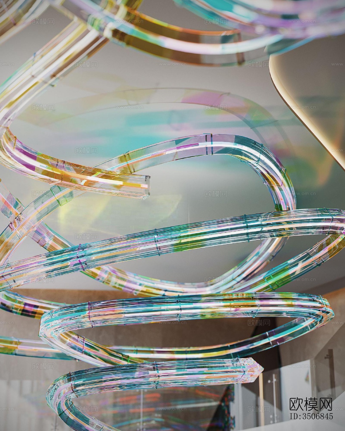 现代售楼处效果图下载（渲染图5）