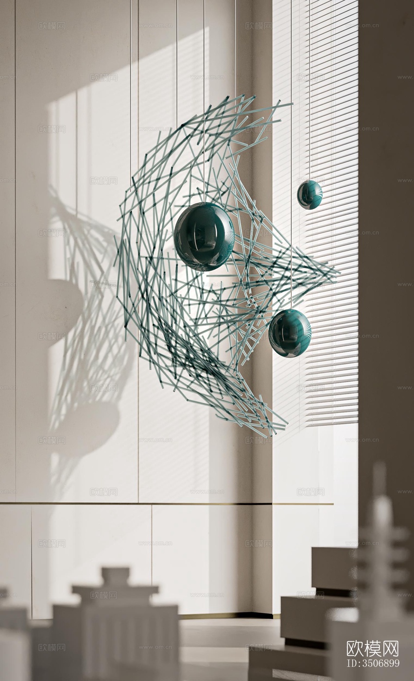 现代售楼处效果图下载（渲染图2）