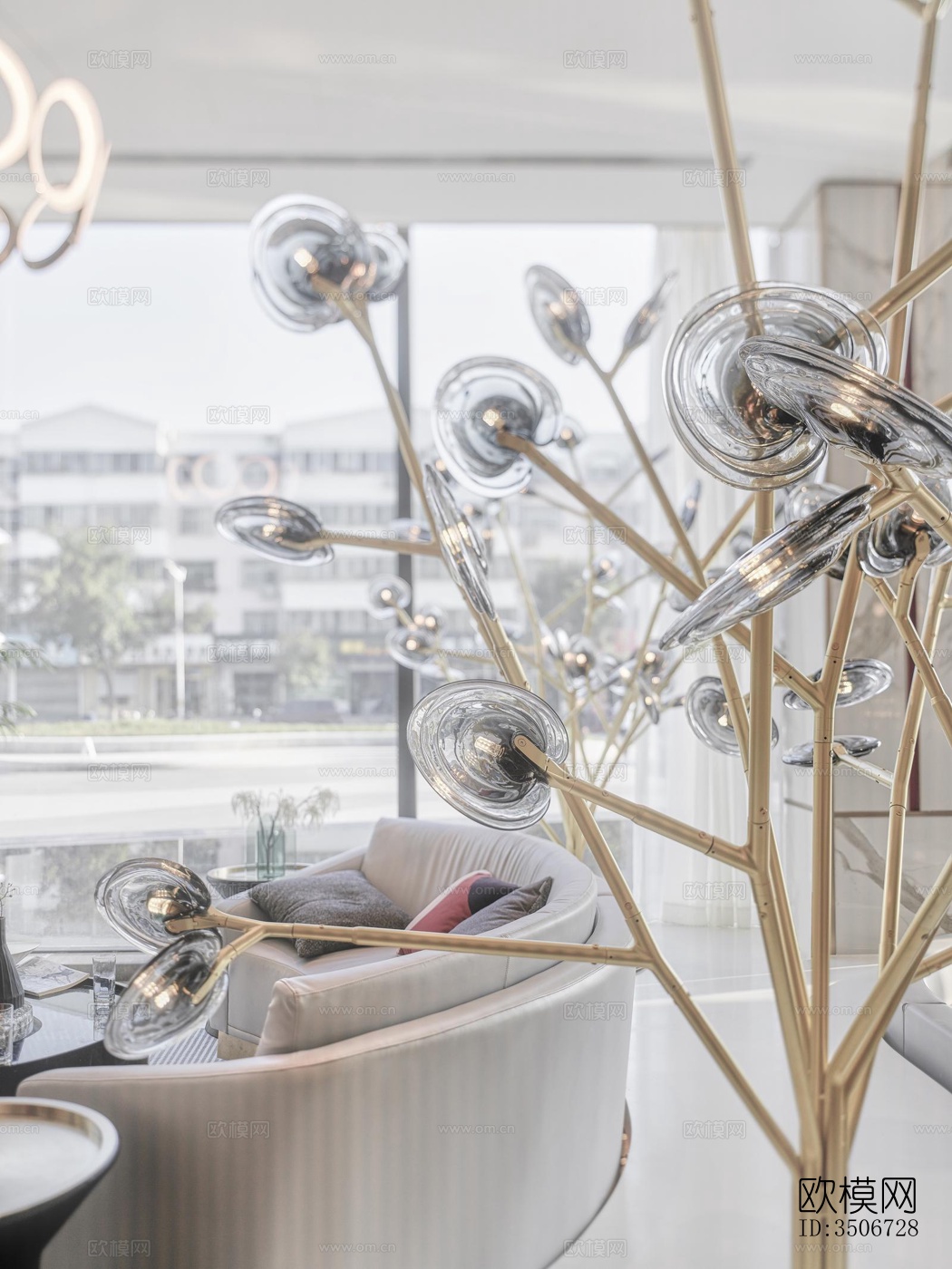 现代售楼处效果图下载（渲染图13）