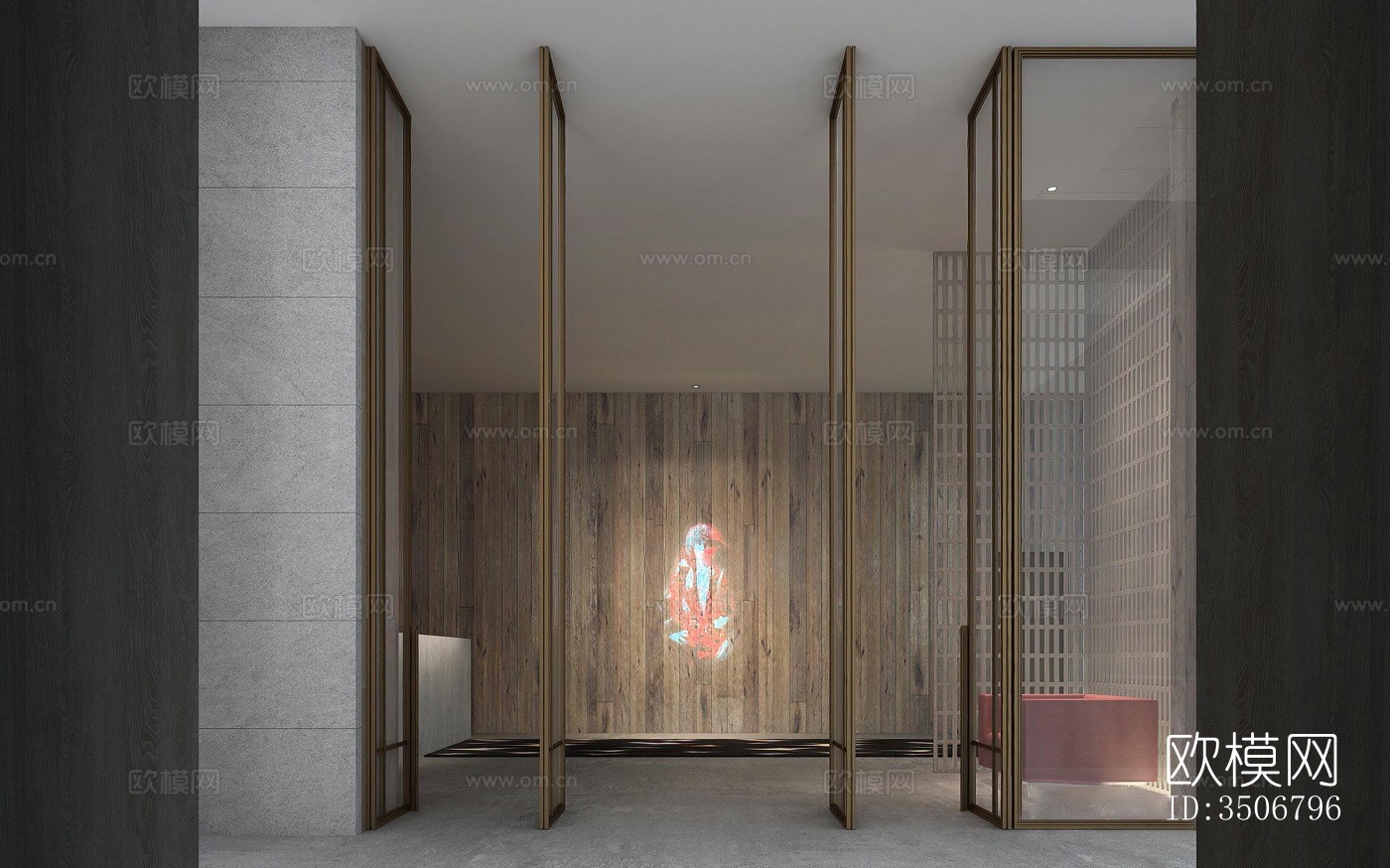 现代售楼处效果图下载（渲染图9）