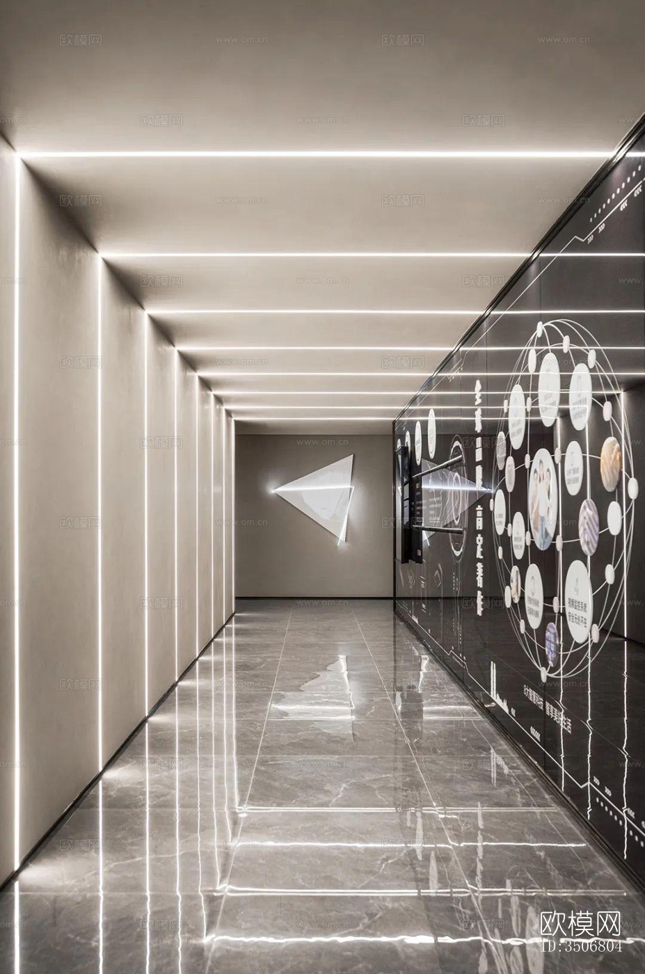 现代售楼处效果图下载（渲染图3）