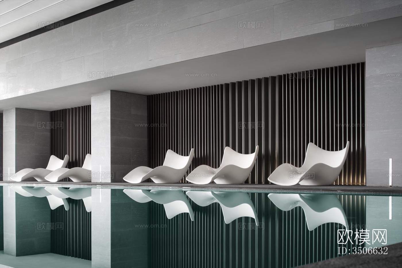 现代售楼处效果图下载（渲染图4）