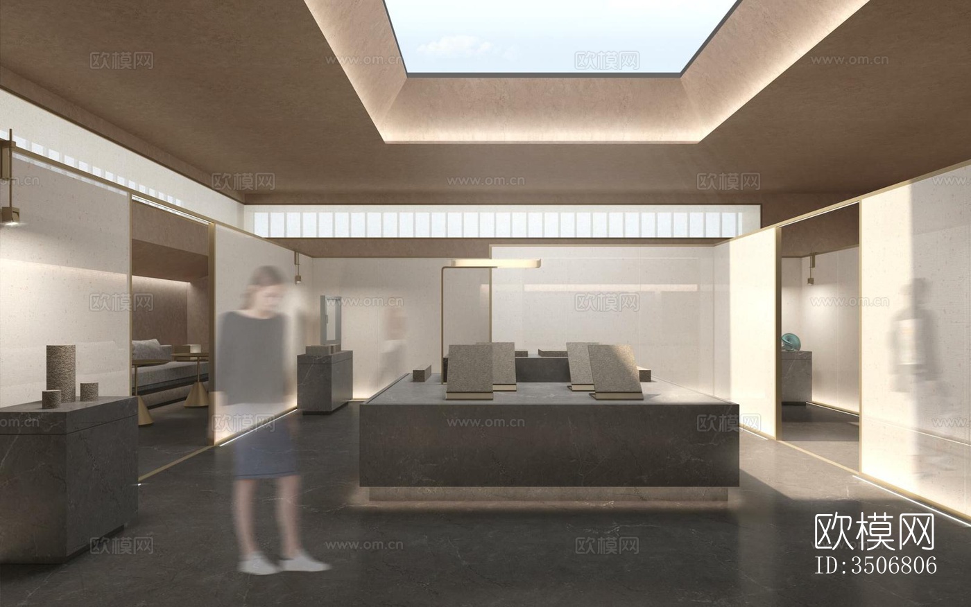 现代售楼处效果图下载（渲染图12）