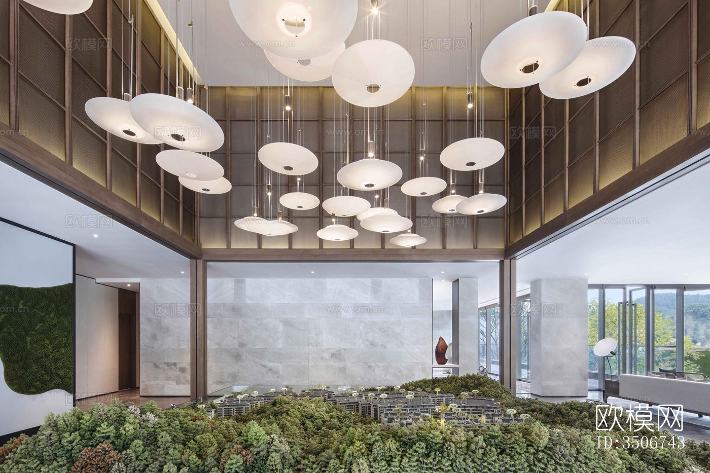 现代售楼处效果图下载（渲染图5）