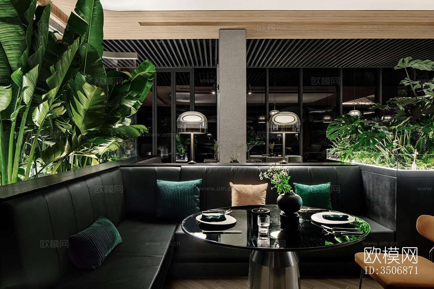 现代售楼处效果图下载（渲染图3）