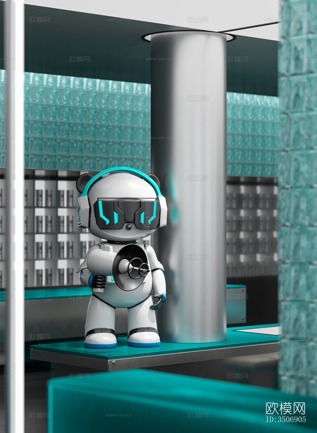 现代售楼处效果图下载（渲染图17）