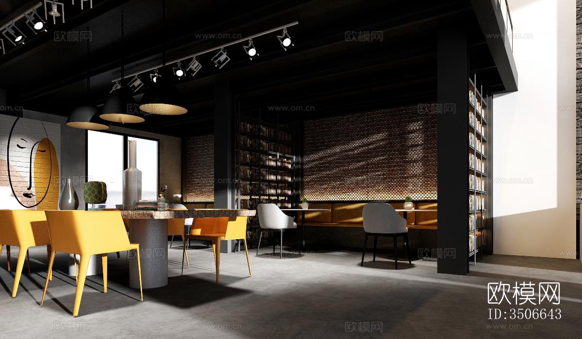 现代售楼处效果图下载（渲染图1）