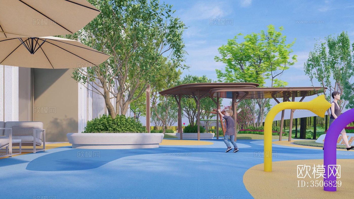 现代售楼处效果图下载（渲染图4）