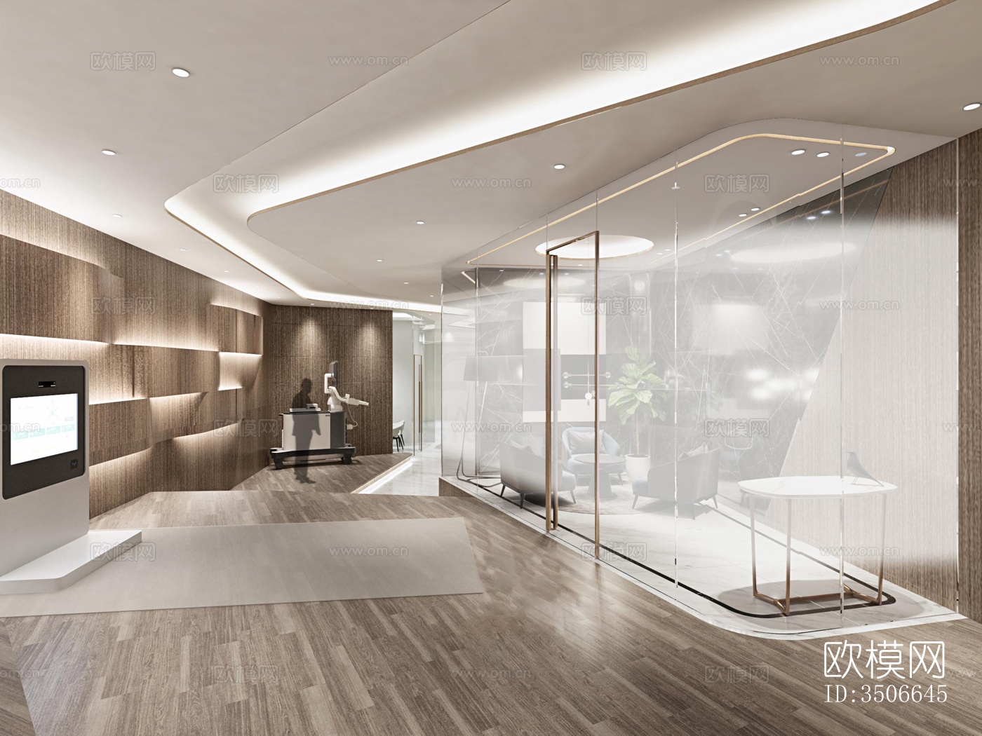 现代售楼处效果图下载（渲染图3）