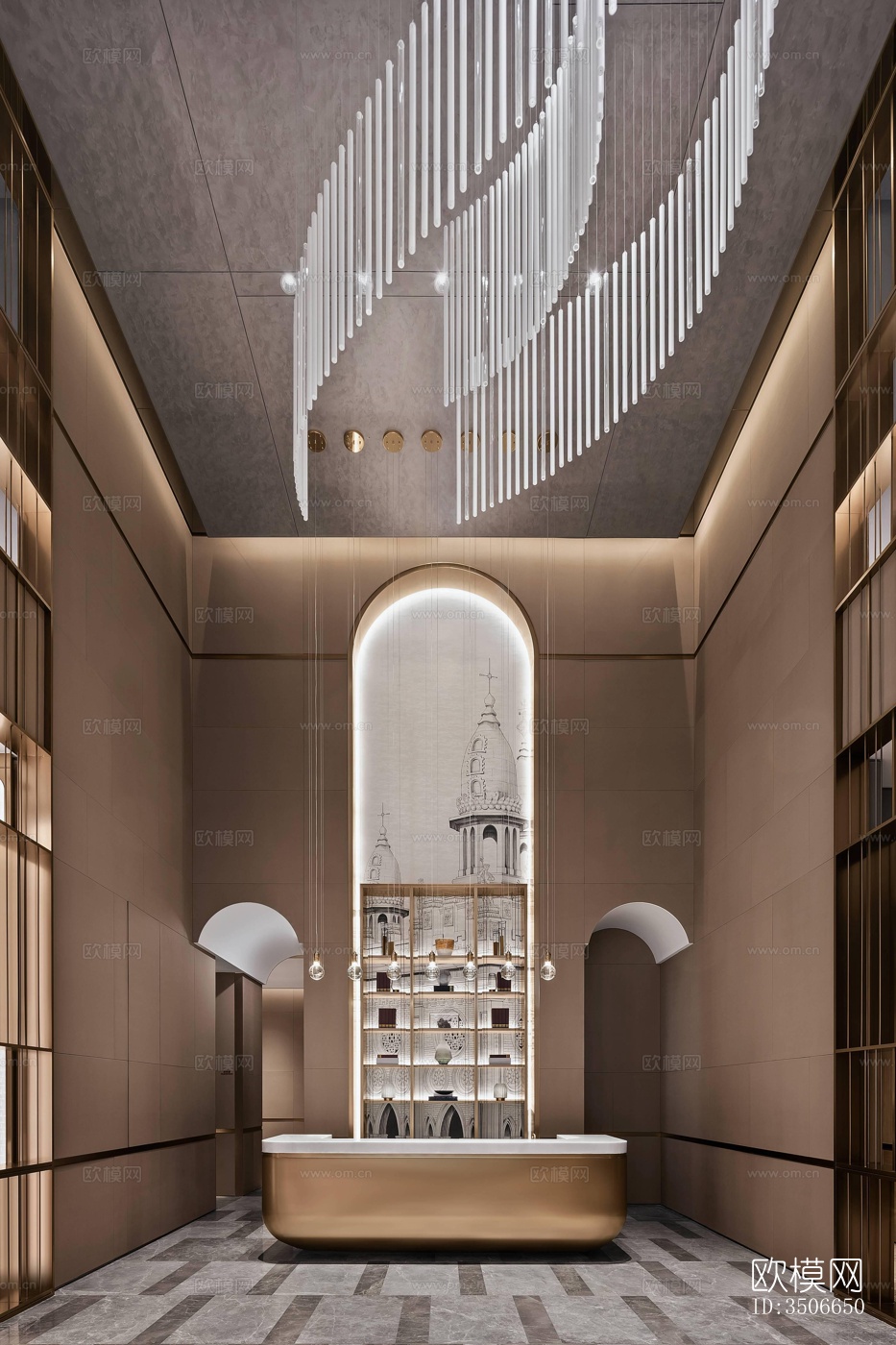 现代售楼处效果图下载（渲染图16）