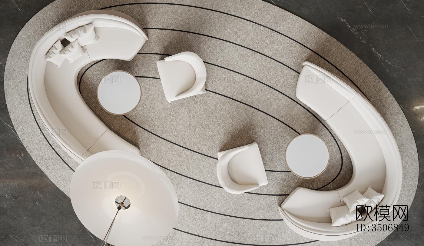 现代售楼处效果图下载（渲染图18）