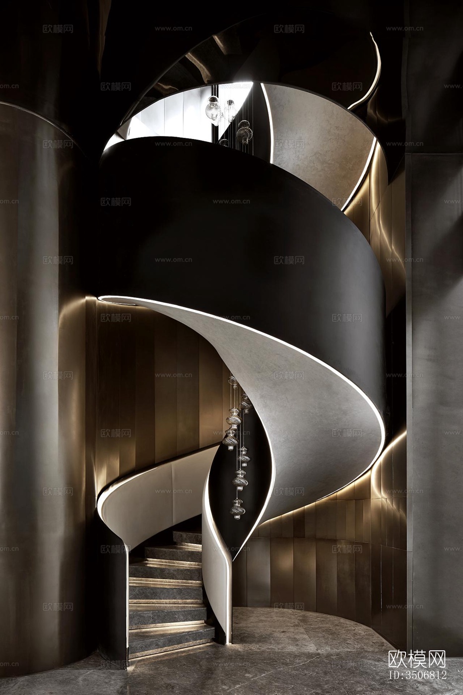 现代售楼处效果图下载（渲染图1）