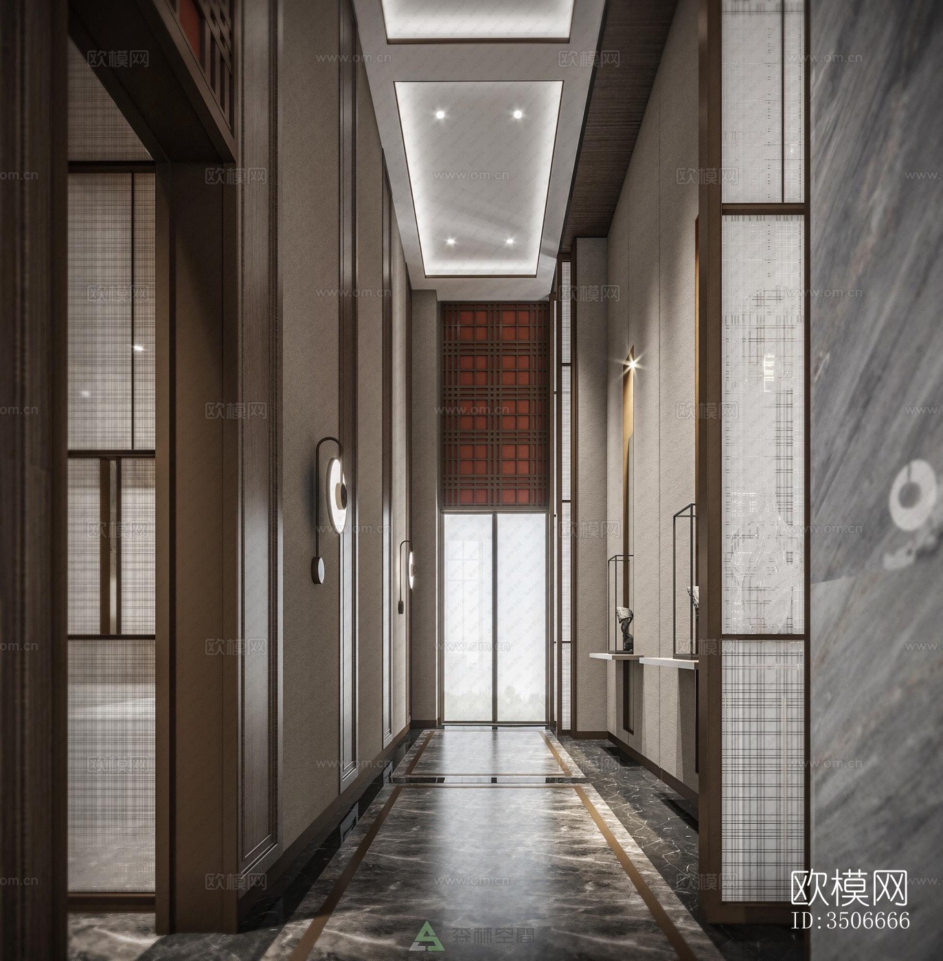 现代售楼处效果图下载（渲染图8）