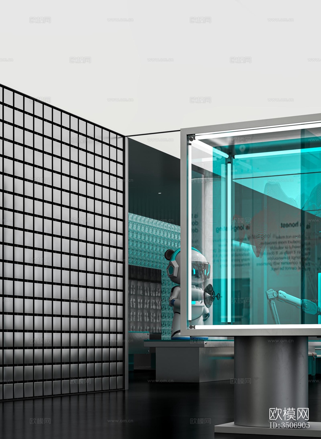 现代售楼处效果图下载（渲染图3）