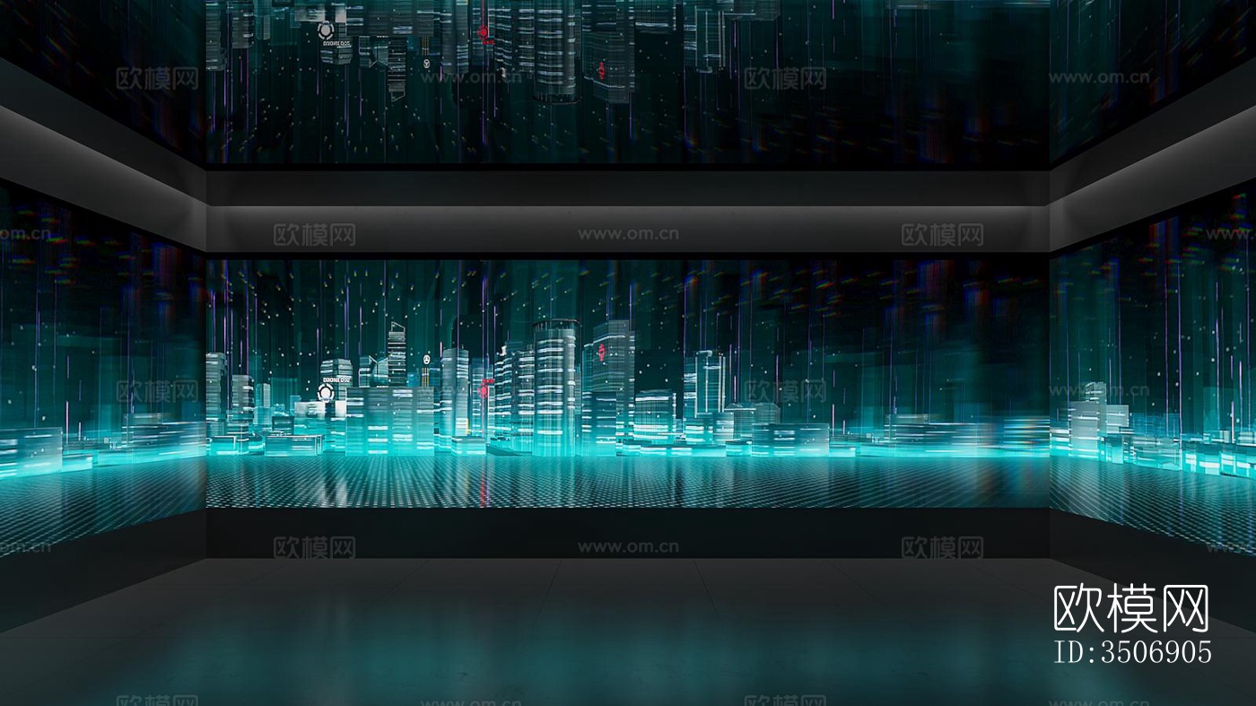 现代售楼处效果图下载（渲染图12）