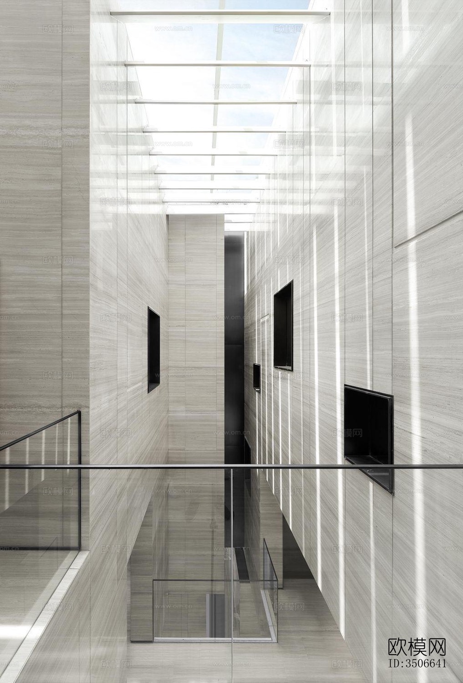 现代售楼处效果图下载（渲染图1）