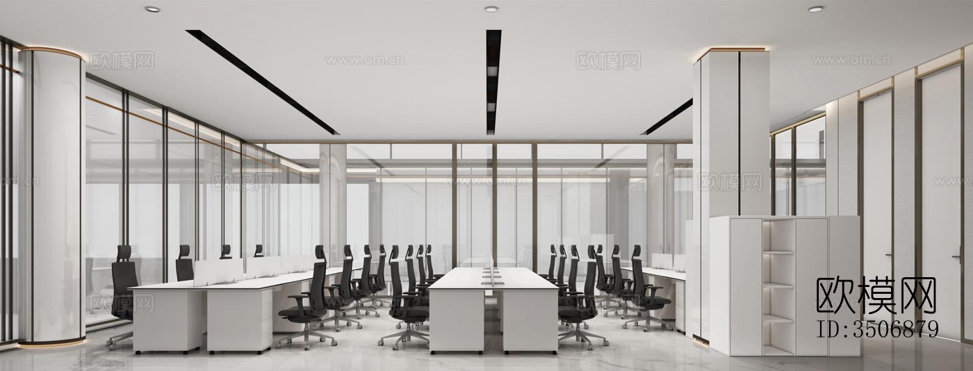 现代售楼处效果图下载（渲染图4）