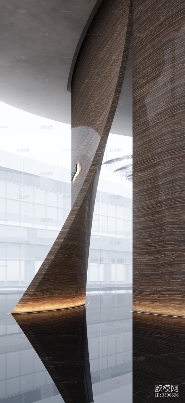 现代售楼处效果图下载（渲染图7）