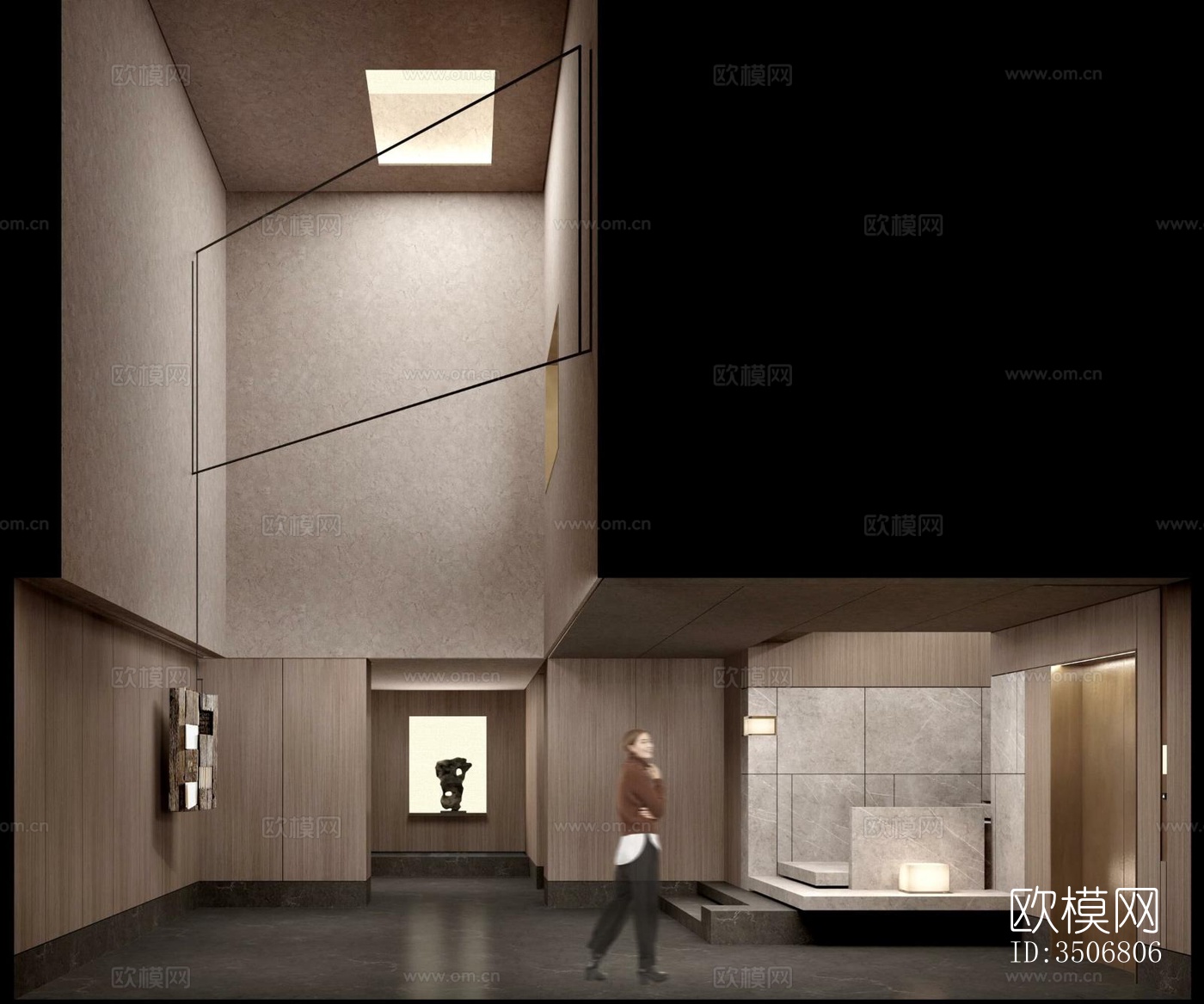 现代售楼处效果图下载（渲染图7）