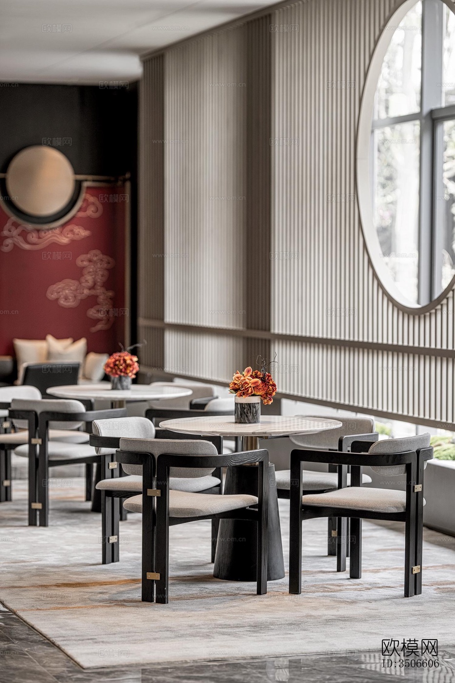 新中式售楼处效果图下载（渲染图14）