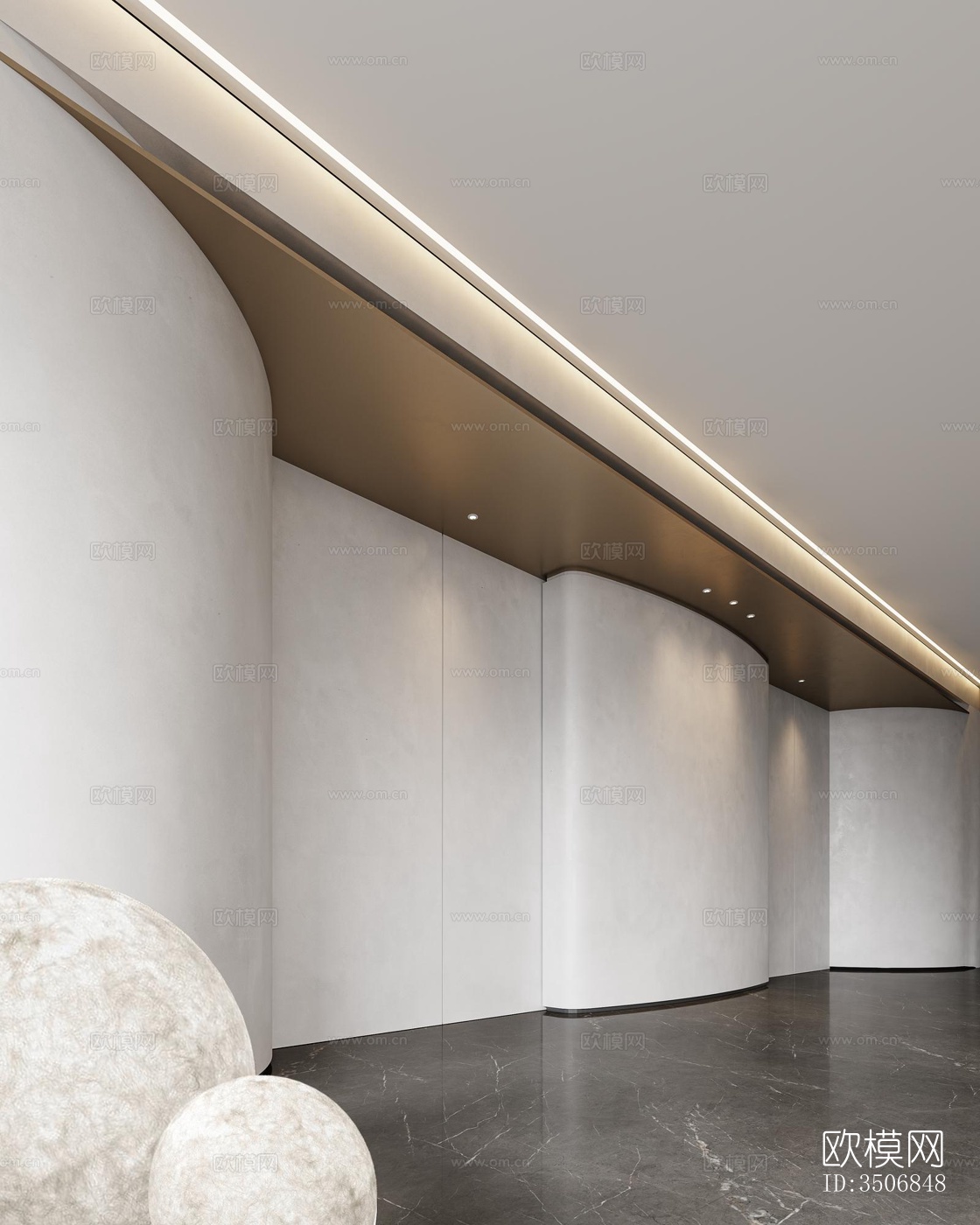 现代售楼处效果图下载（渲染图19）