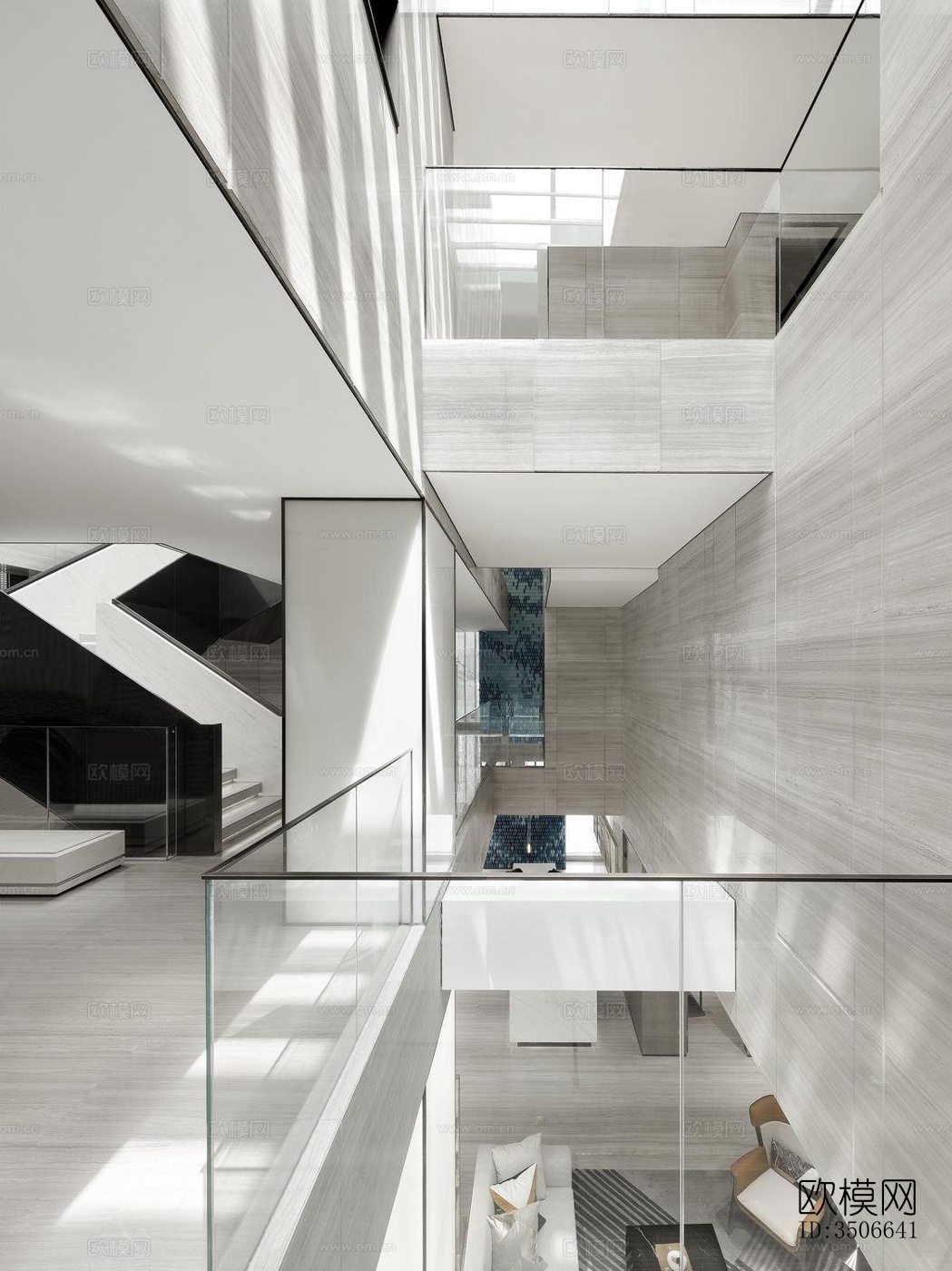 现代售楼处效果图下载（渲染图5）