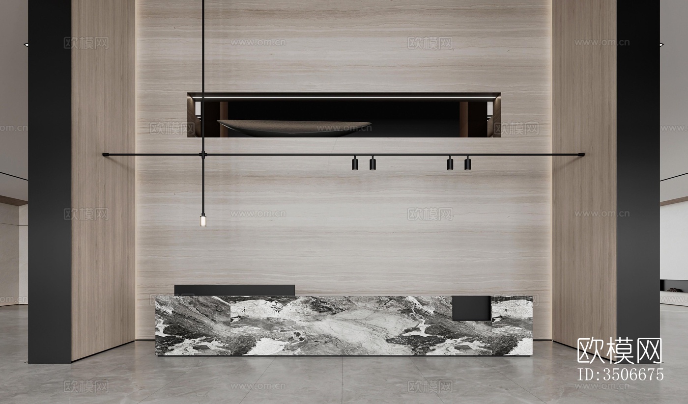 现代售楼处效果图下载（渲染图14）