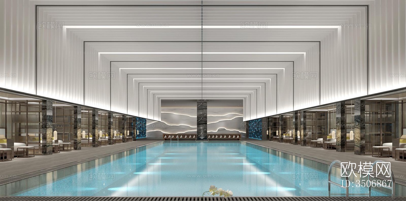 现代售楼处效果图下载（渲染图4）