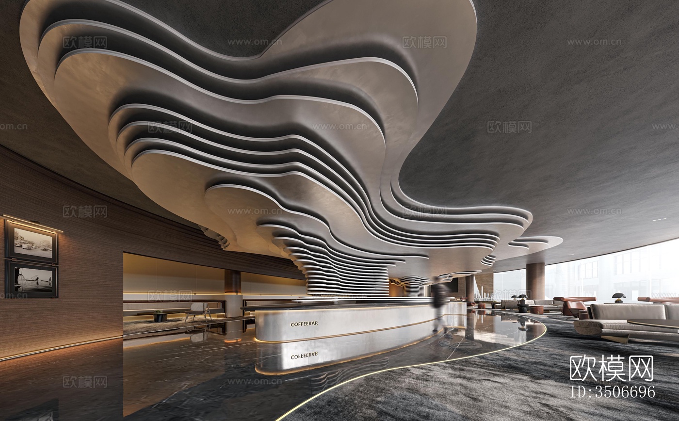 现代售楼处效果图下载（渲染图12）