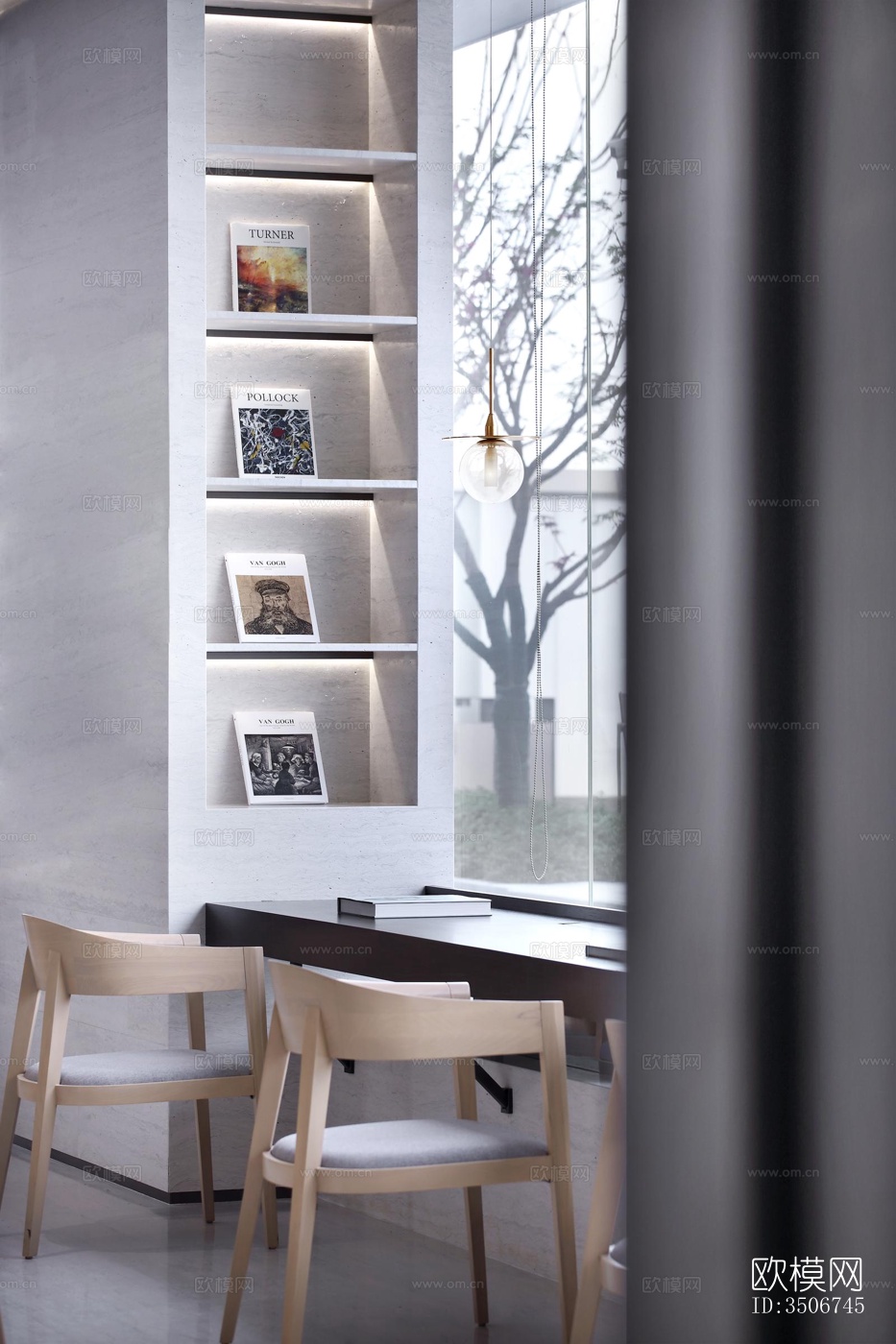 现代售楼处效果图下载（渲染图10）