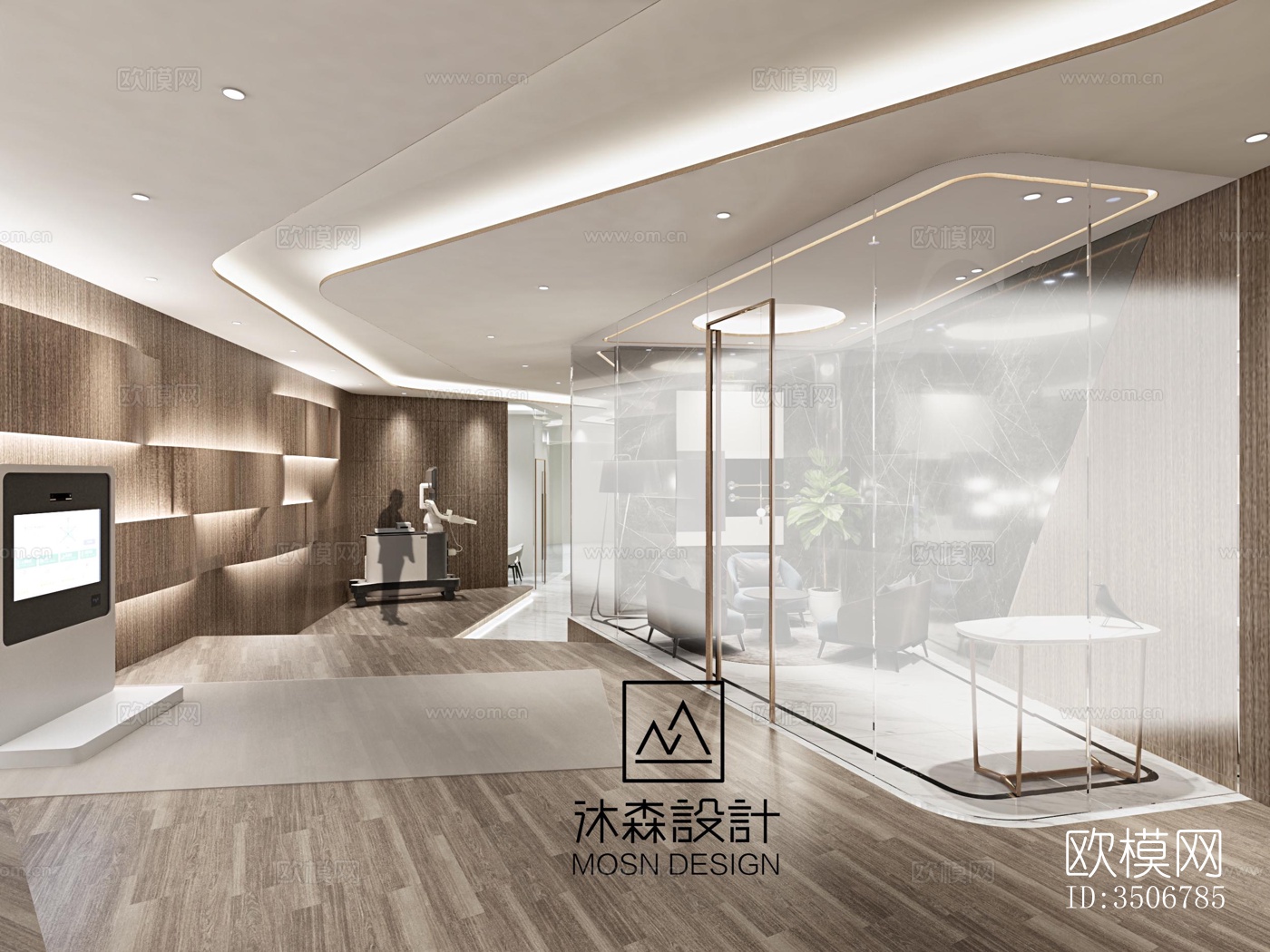 现代售楼处效果图下载（渲染图3）