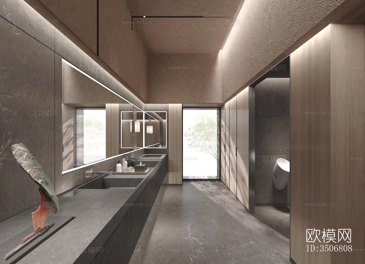 现代售楼处效果图下载（渲染图12）