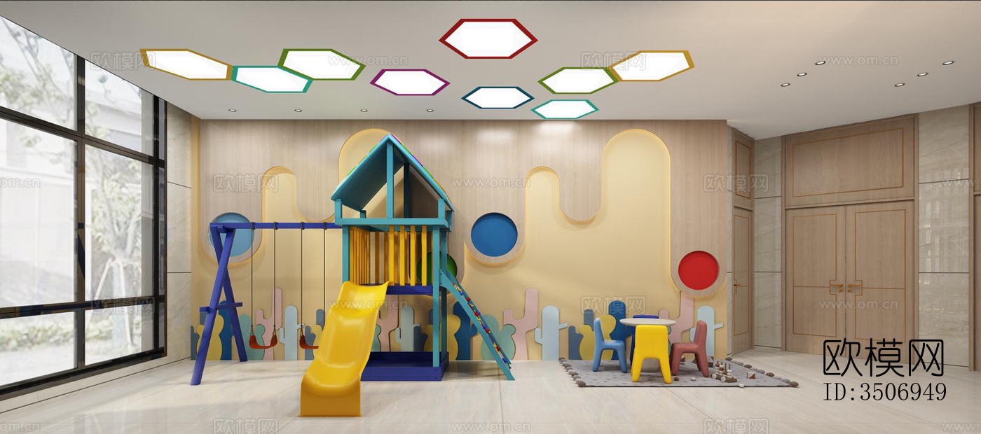 现代售楼处效果图下载（渲染图7）