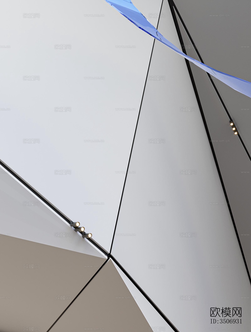 现代售楼处效果图下载（渲染图12）