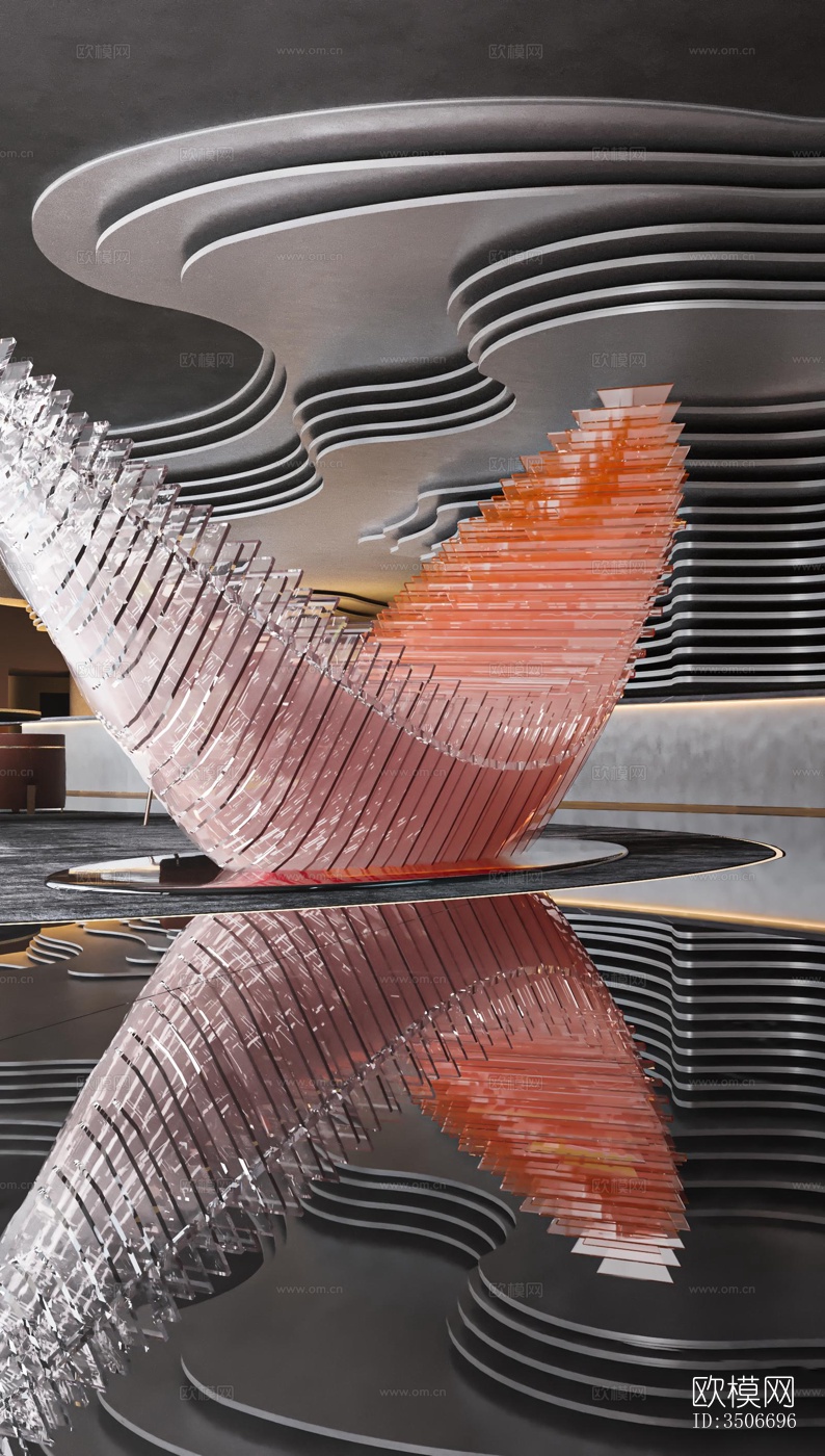 现代售楼处效果图下载（渲染图8）