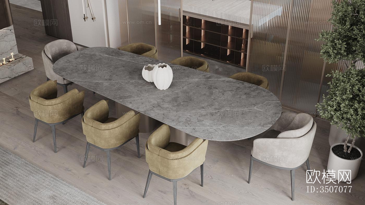 现代大平层效果图下载（渲染图19）