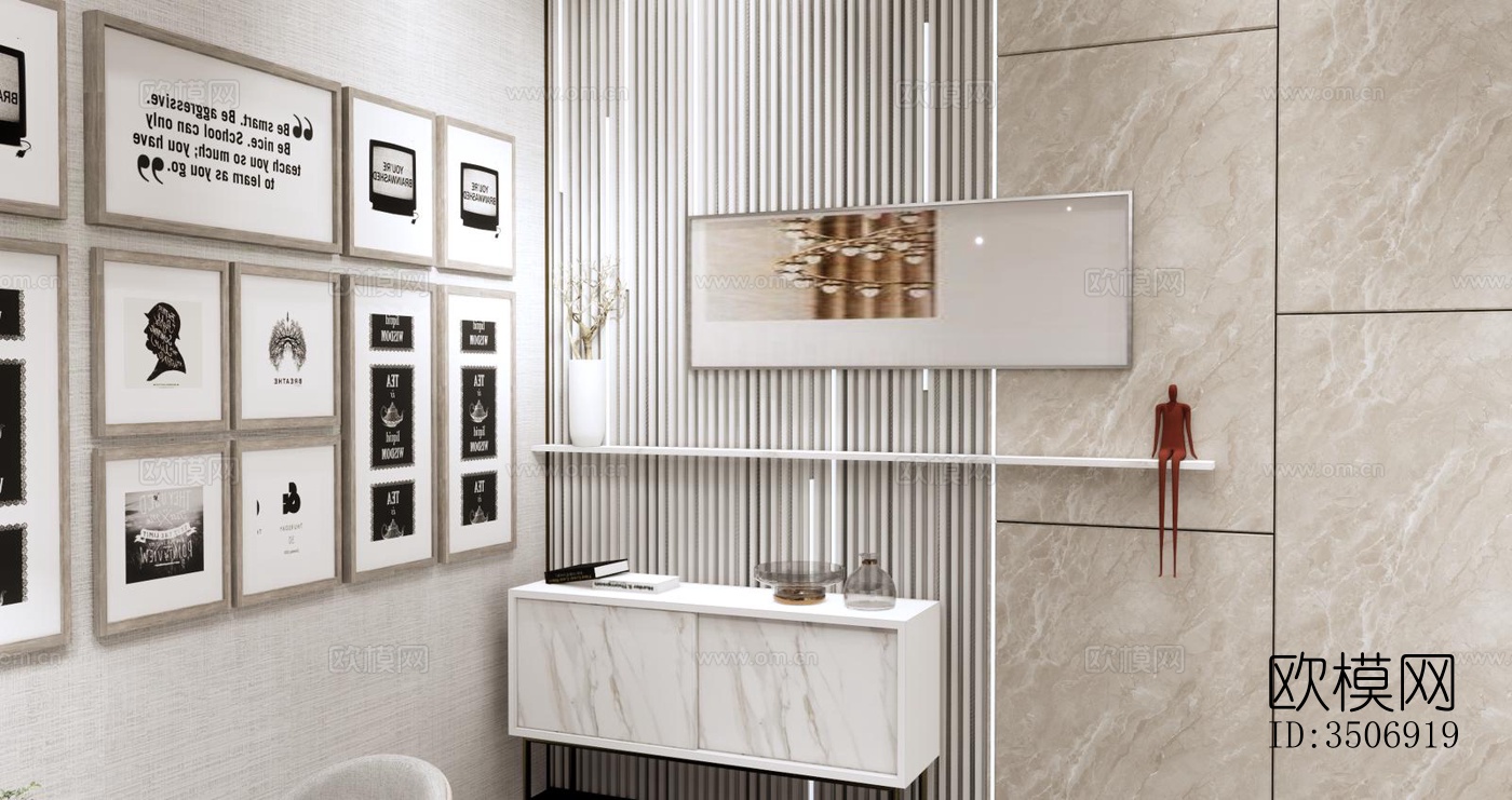 现代售楼处效果图下载（渲染图8）