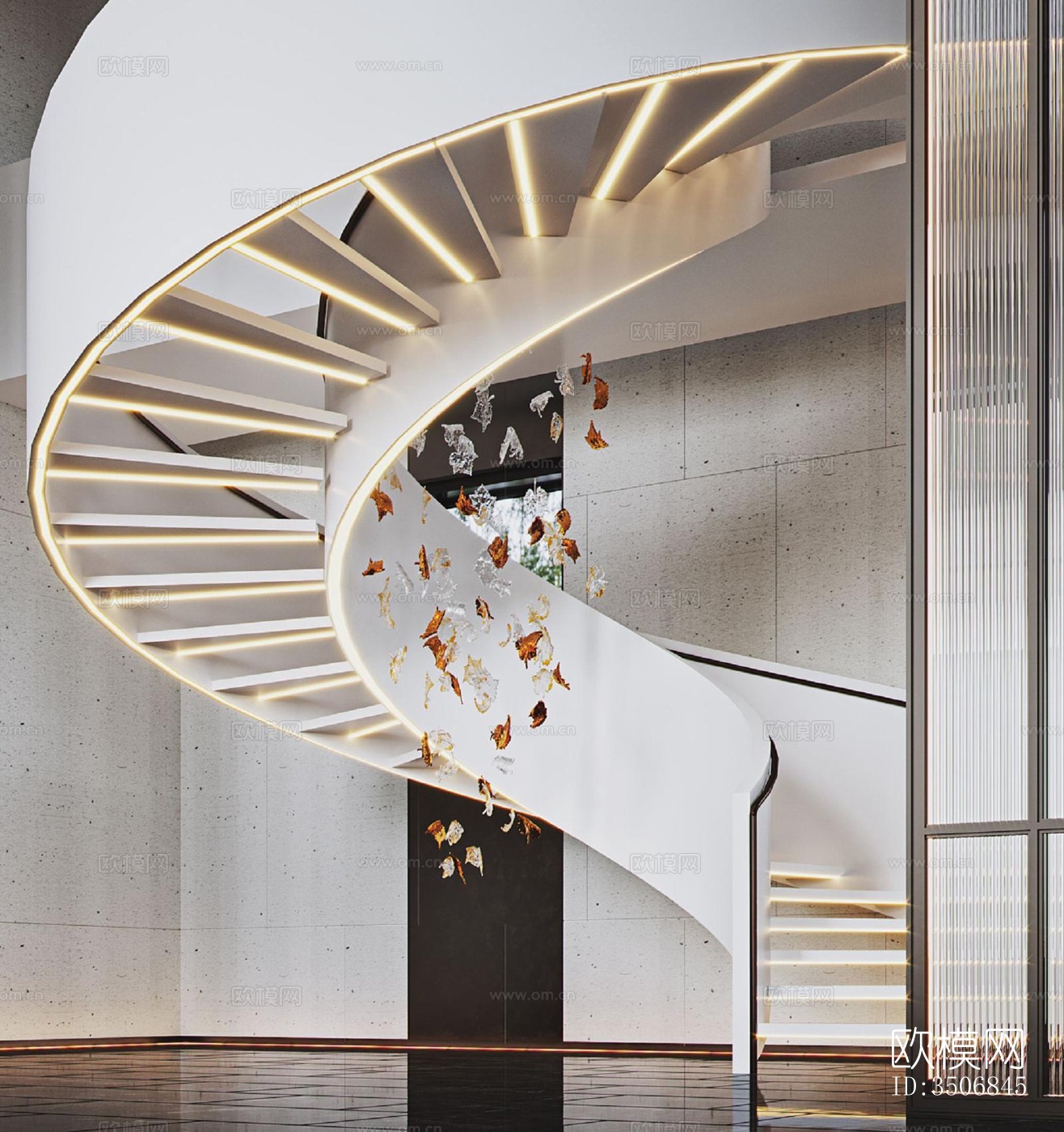 现代售楼处效果图下载（渲染图1）