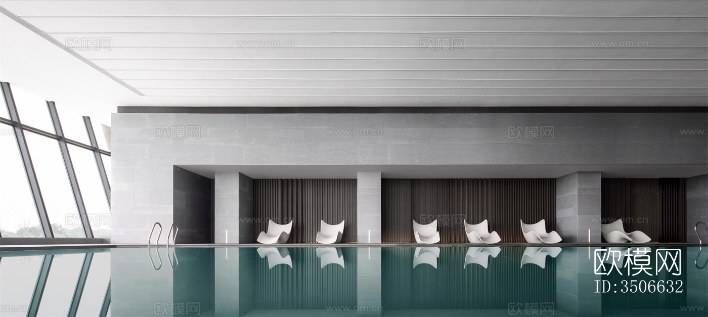 现代售楼处效果图下载（渲染图2）