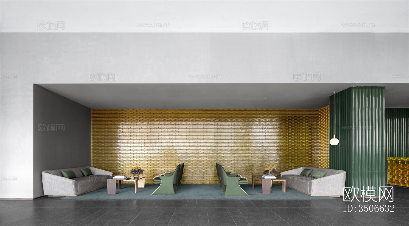 现代售楼处效果图下载（渲染图8）