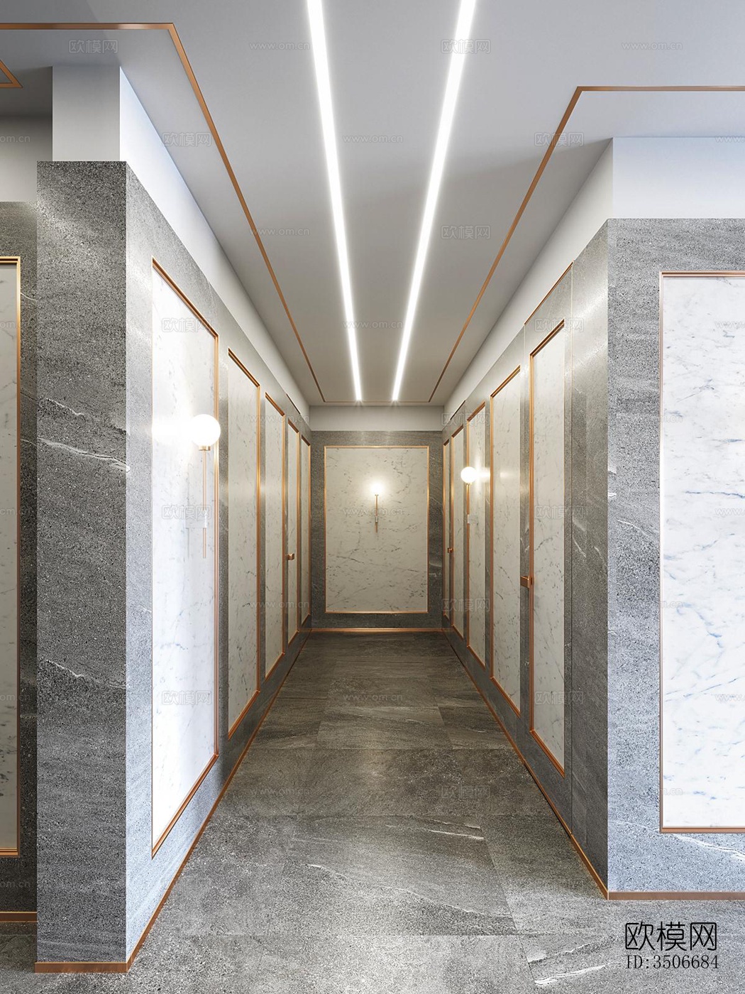 现代售楼处效果图下载（渲染图1）