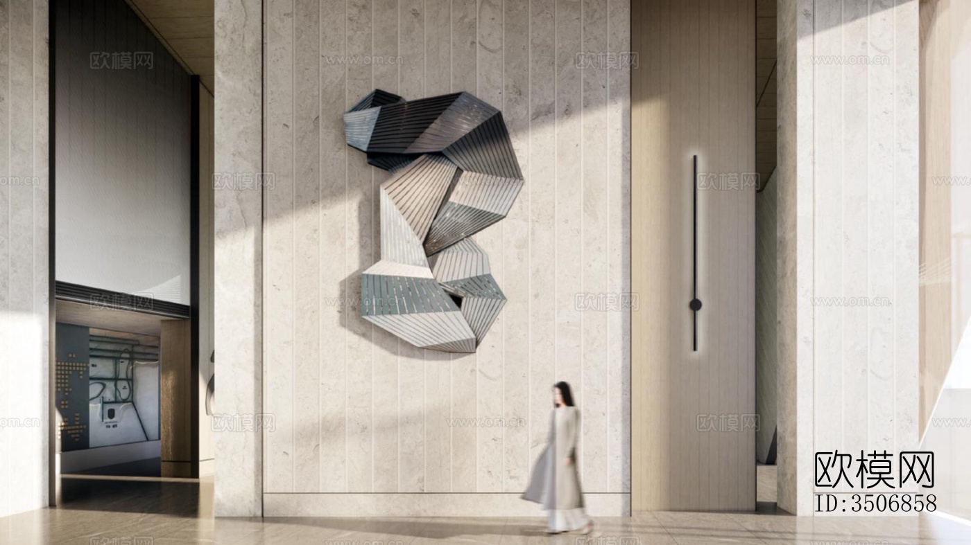 现代售楼处效果图下载（渲染图3）