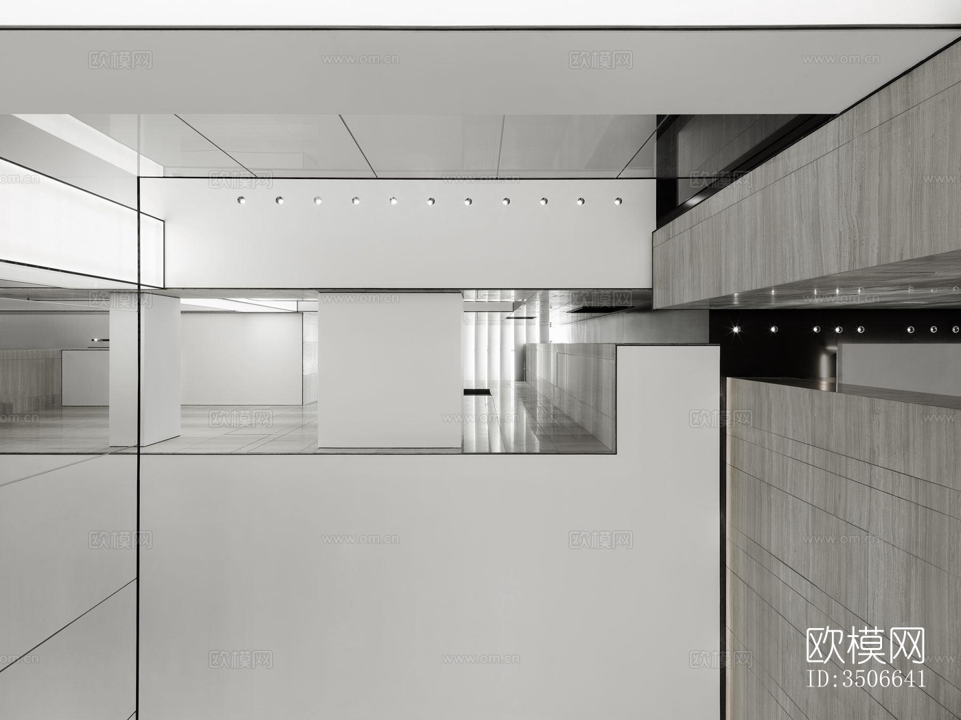 现代售楼处效果图下载（渲染图4）