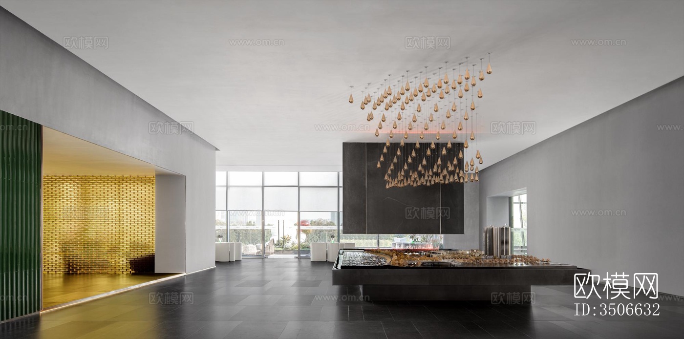 现代售楼处效果图下载（渲染图18）
