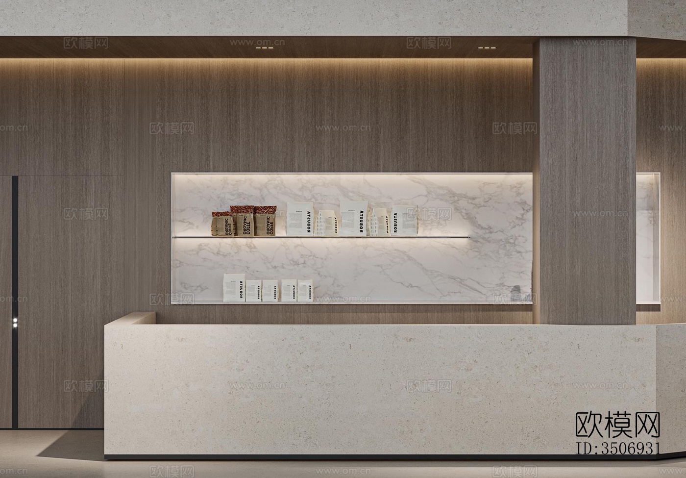 现代售楼处效果图下载（渲染图5）