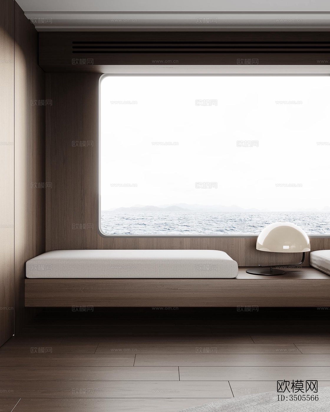 现代大平层效果图下载（渲染图7）