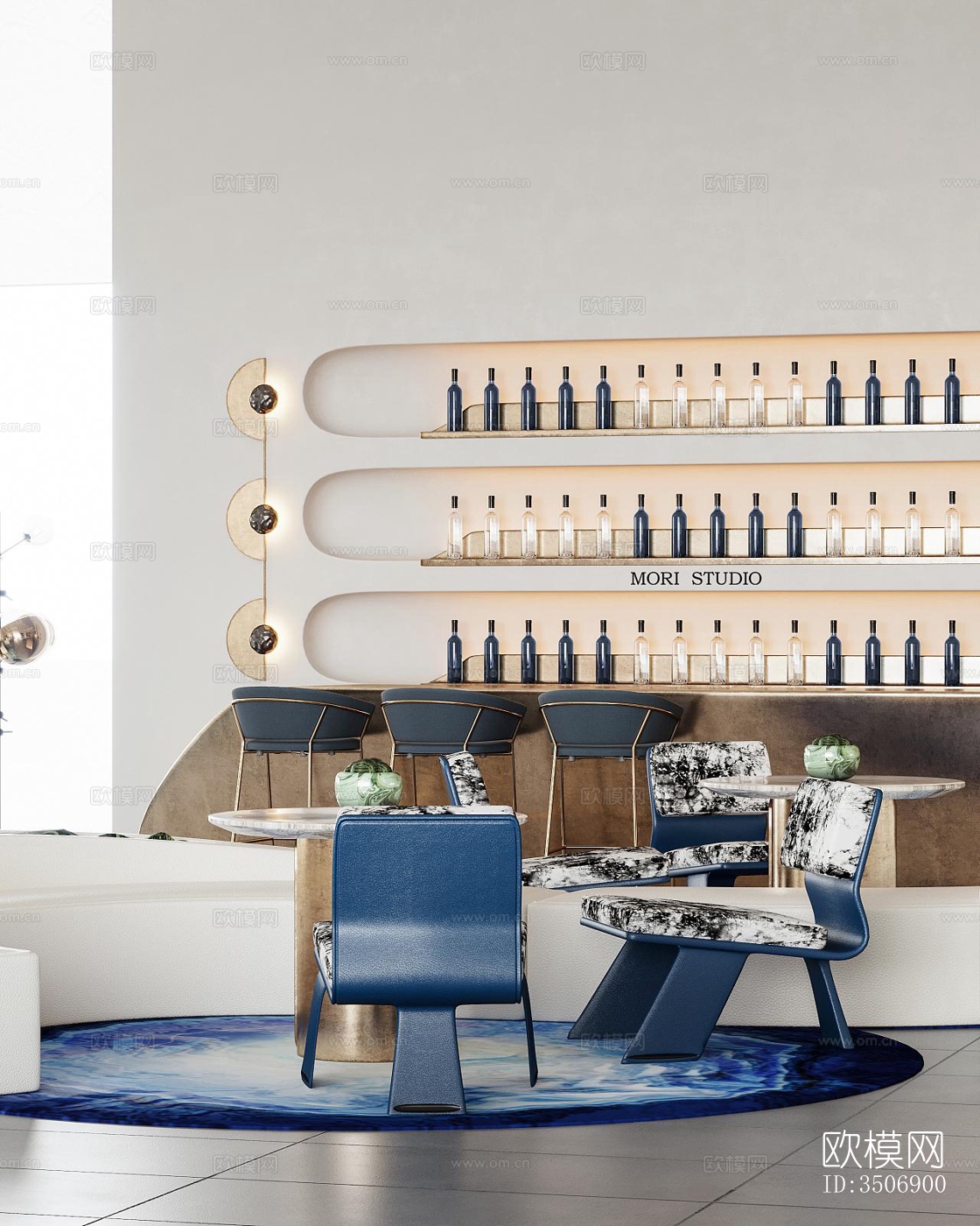 现代售楼处效果图下载（渲染图3）