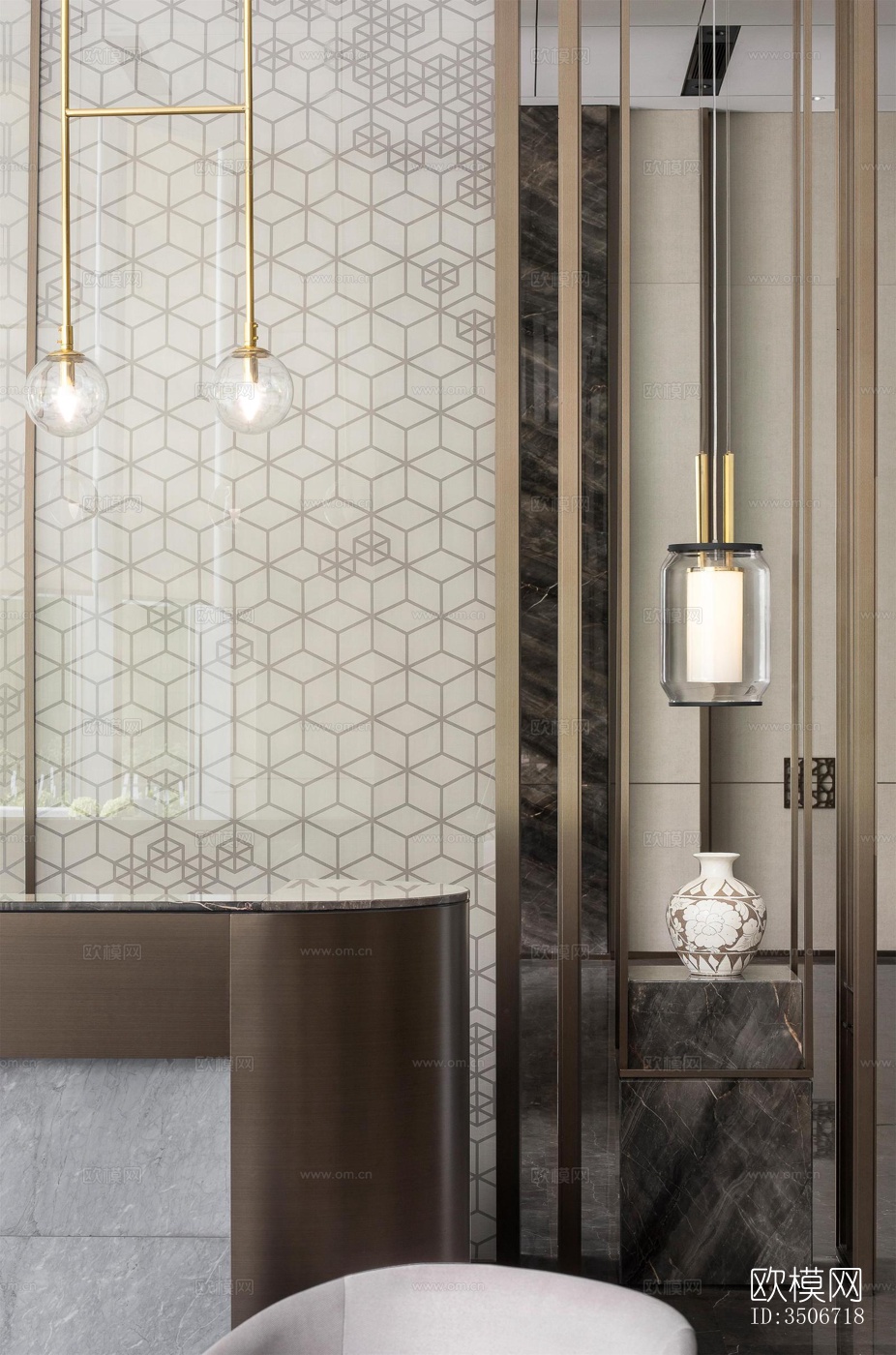 现代售楼处效果图下载（渲染图10）